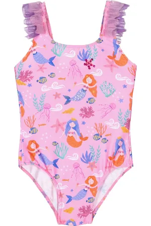 SELINI Costume intero con volant e paillettes