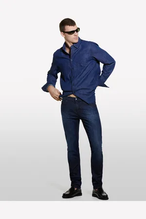 Sisley Camicia Di Jeans Regular Fit, Uomo