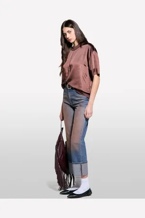 Sisley Jeans Relaxed Fit Color Spray, Donna