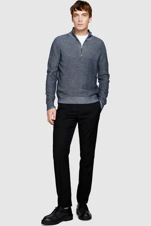 Sisley Maglia Con Mezza Zip, Uomo