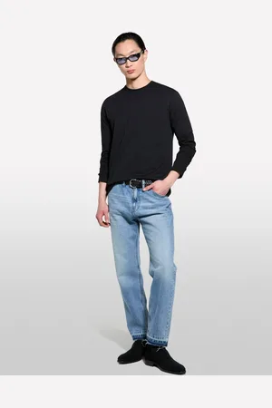 Sisley T-shirt A Maniche Corte Regular Fit Nera, Uomo