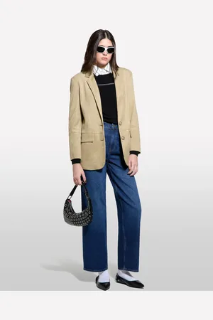 Sisley Blazer Comfort Fit, Donna