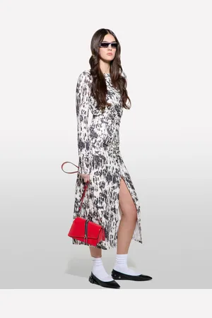 Sisley Vestito Aderente Con Spacco, Donna
