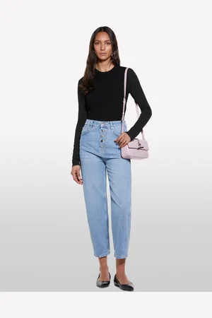 Sisley Jeans A Vita Alta, Donna