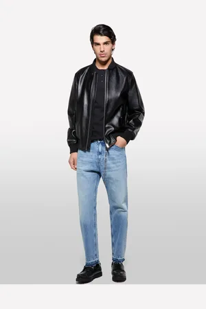 Sisley T-shirt Serafino Nera, Uomo