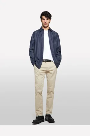 Sisley Pantaloni Chino Slim Fit Scuro, Uomo