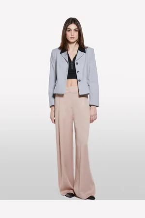 Sisley Pantaloni Fluidi Nude, Donna