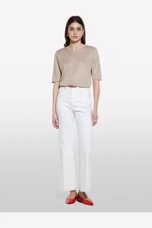 Sisley Jeans Bootcut Bianchi, Donna