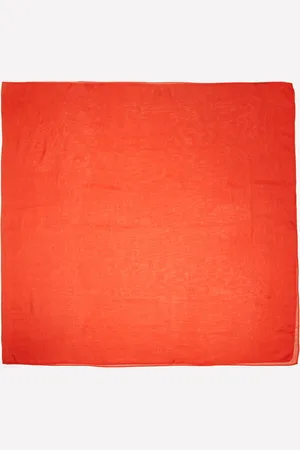 Sisley Stola Rossa In Misto Seta, Donna