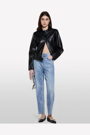 Sisley Jeans Style 69 Mom Fit Chiari, Donna