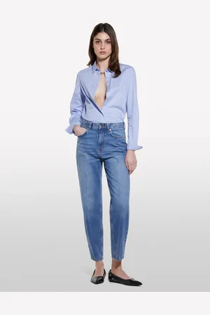 Sisley Jeans Style 69 Mom Fit , Donna