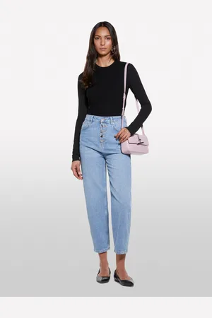 Sisley Jeans A Vita Alta, Donna