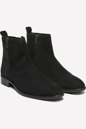 Sisley Stivaletti In Pelle Scamosciata, Uomo