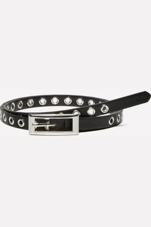 Sisley Cintura Nera Con Occhielli, Donna