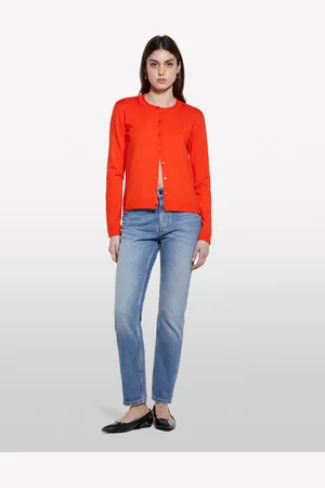 Sisley Jeans Style 70 Slim Fit Bianco, Donna