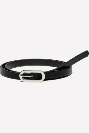 Sisley Cintura Sottile Nera, Donna