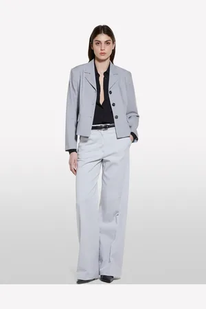Sisley Camicia Nera Over Fit, Donna