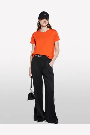 Sisley T-shirt Boxy Fit Rossa, Donna