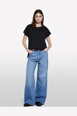 Sisley Jeans Style 72 Wide Fit Chiari, Donna