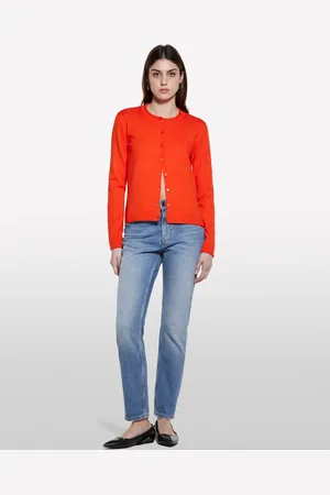 Sisley Jeans Style 70 Slim Fit Bianco, Donna