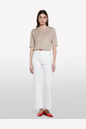 Sisley Jeans Bootcut Bianchi, Donna