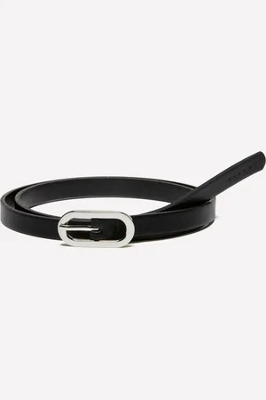 Sisley Cintura Sottile Nera, Donna