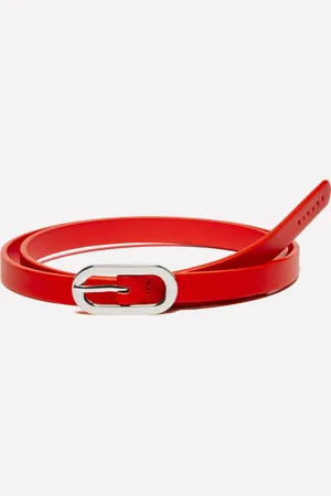 Sisley Cintura Sottile Rossa, Donna