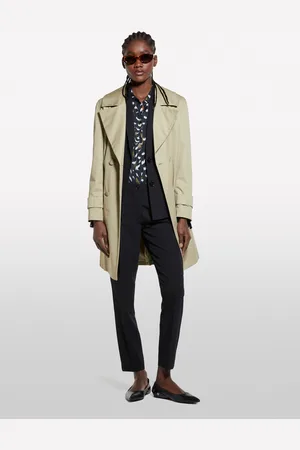 Sisley Pantaloni Neri A Sigaretta, Donna