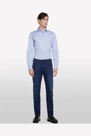 Sisley Jeans Style 74 Slim Fit Blu, Uomo