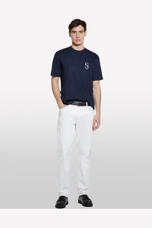 Sisley Jeans Style 75 Regular Fit Bianchi, Uomo