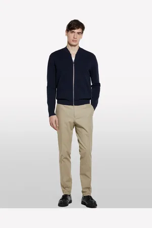 Sisley Cardigan Con Zip, Uomo