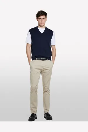 Sisley T-shirt A Maniche Corte Regular Fit Bianca, Uomo
