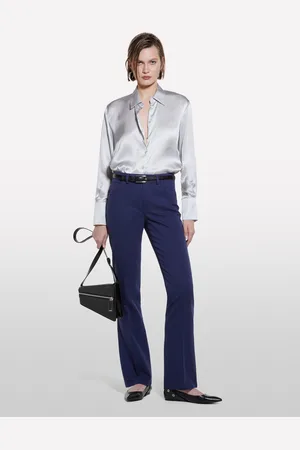 Sisley Pantaloni Flare Fit , Donna