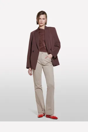 Sisley Pantaloni Flare Fit , Donna