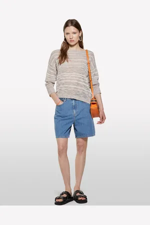 Sisley Maglia A Righe Con Lurex, Donna