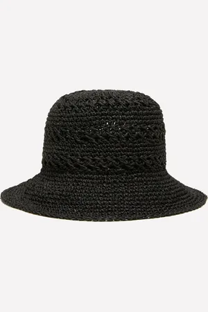 Sisley Cloche Nera Effetto Crochet, Donna