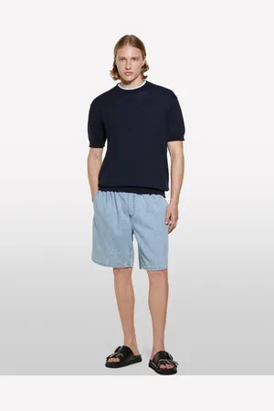 Sisley Bermuda Di Jeans Chiaro Relaxed Fit, Uomo