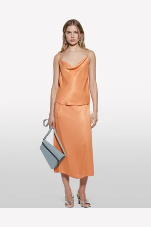 Sisley Top In Satin, Donna