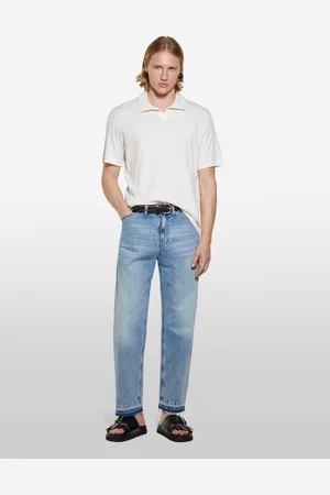 Sisley Polo In Misto Lino, Uomo