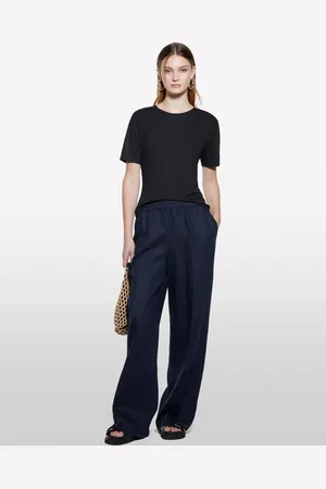 Sisley T-shirt Slim Fit Nera, Donna