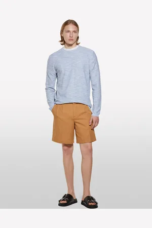 Sisley Maglia Mélange Azzurra, Uomo