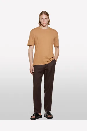 Sisley Joggers 100% Lino, Uomo