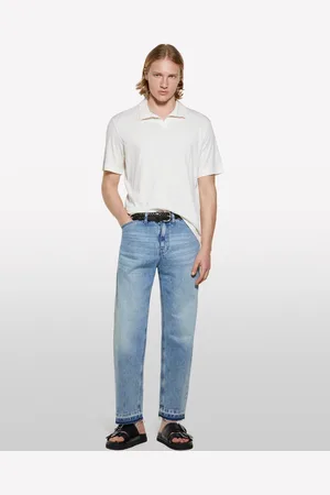 Sisley Polo In Misto Lino, Uomo