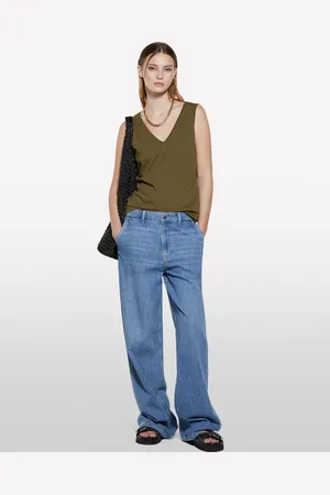 Sisley Canotta Con Scollo A V, Donna