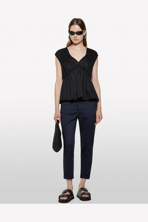 Sisley Pantaloni A Sigaretta, Donna