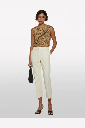 Sisley Pantaloni Sabbia Flare Fit, Donna