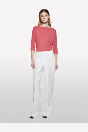 Sisley T-shirt Con Scollo A Barca, Donna