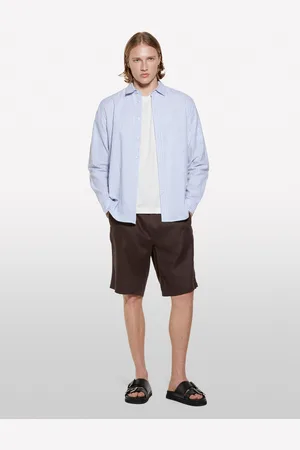 Sisley T-shirt In Misto Lino, Uomo