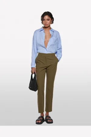 Sisley Pantaloni Flare Fit, Donna