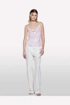 Sisley Pantaloni Palazzo Panna, Donna